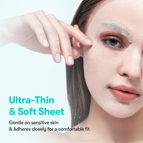VT COSMETICS mask next to hand for scale showing compact, travel-ready size
