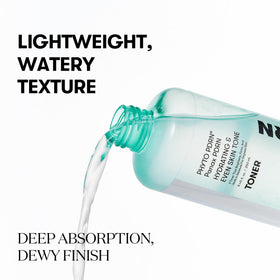 VT COSMETICS toner on cotton pad demonstrating gentle application and hydration
