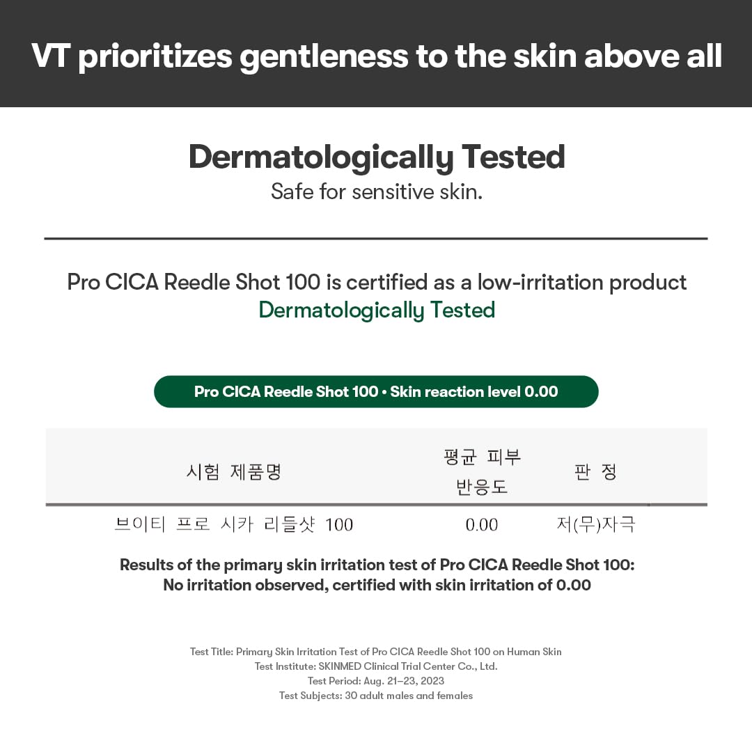 VT COSMETICS serum placed on bathroom shelf showing routine compatibility