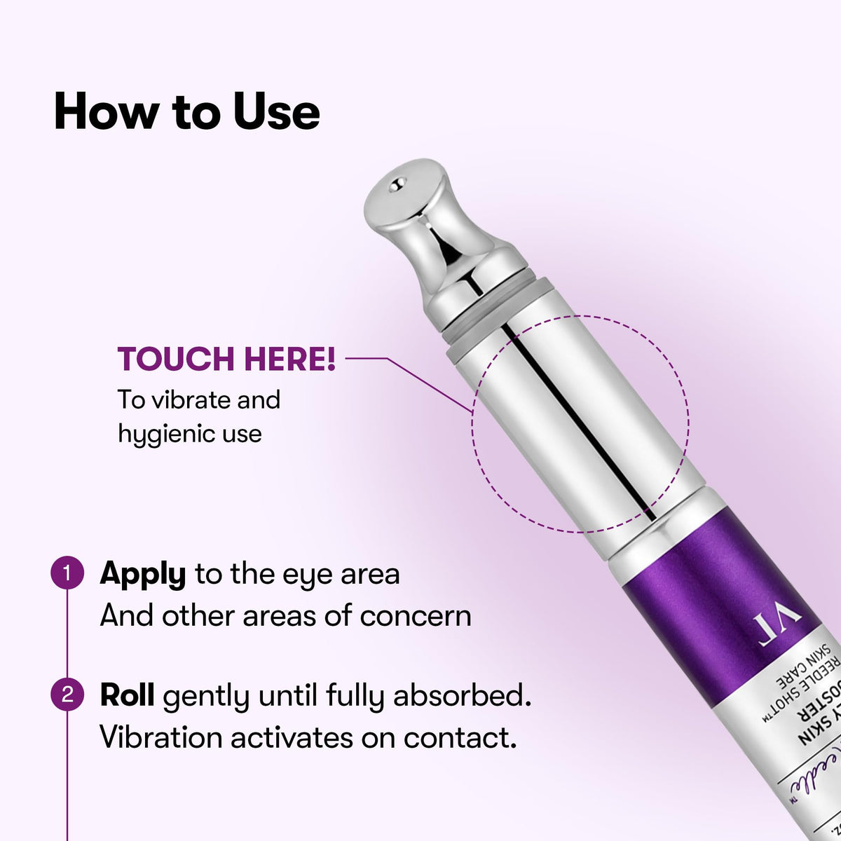 VT COSMETICS liposome concept visual illustrating even delivery and gentle spreading