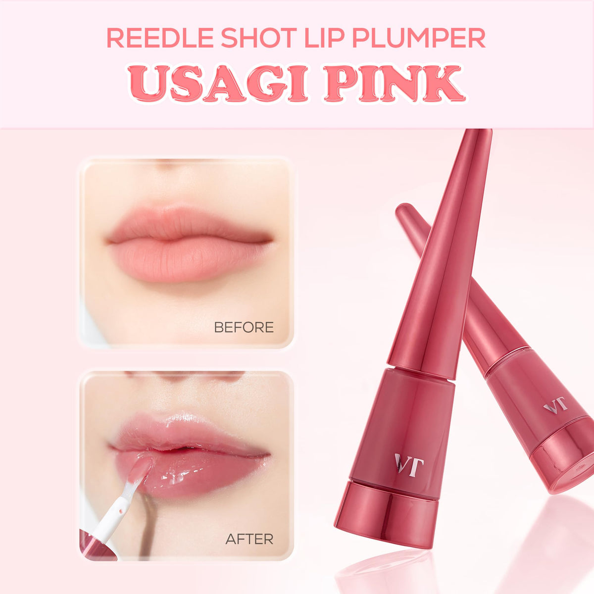 VT COSMETICS applicator close-up showing doe-foot tip for precise smooth application benefit