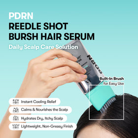 VT COSMETICS close-up of brush applicator for precise scalp delivery