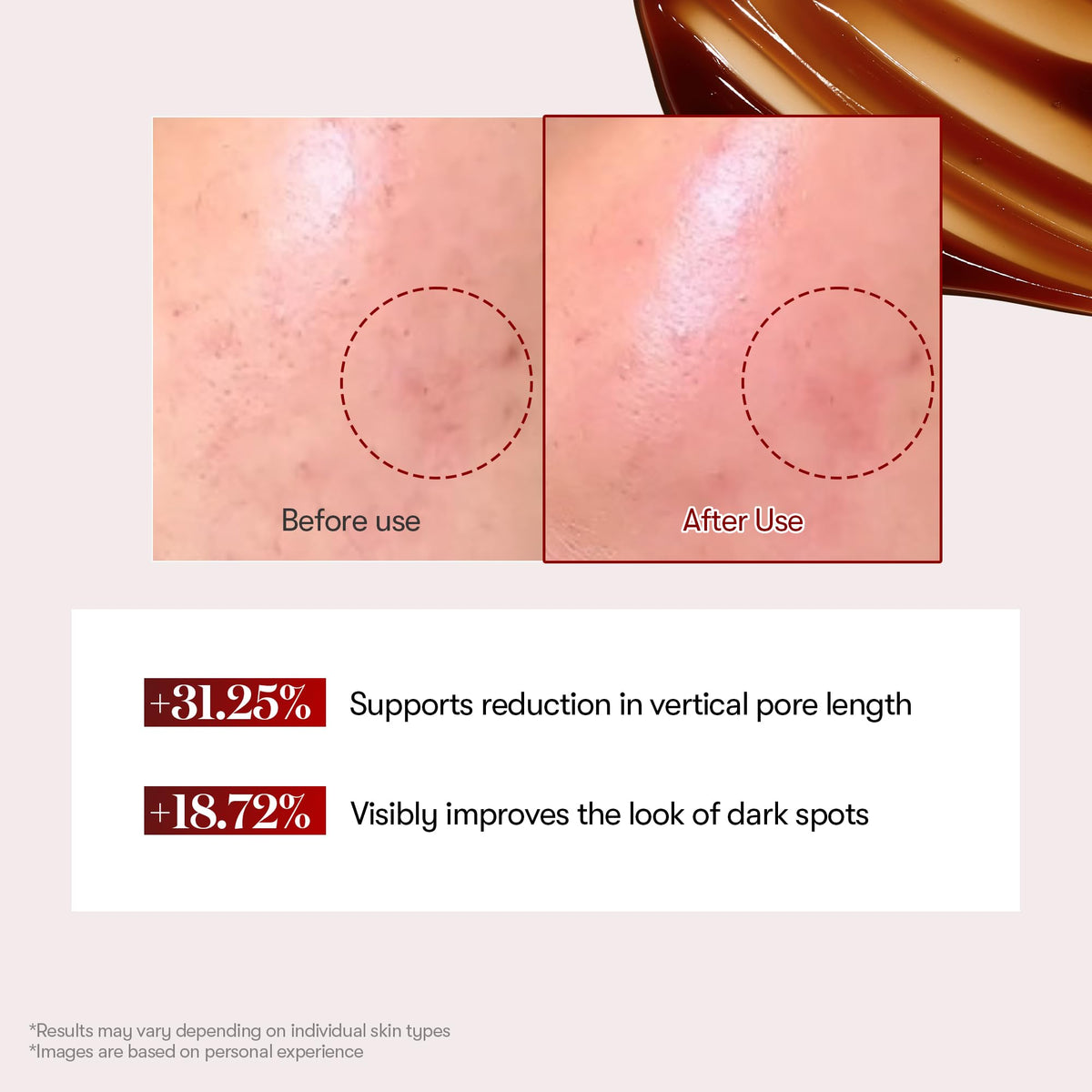 VT COSMETICS Reedle Shot label detail emphasizing active ingredients and benefits