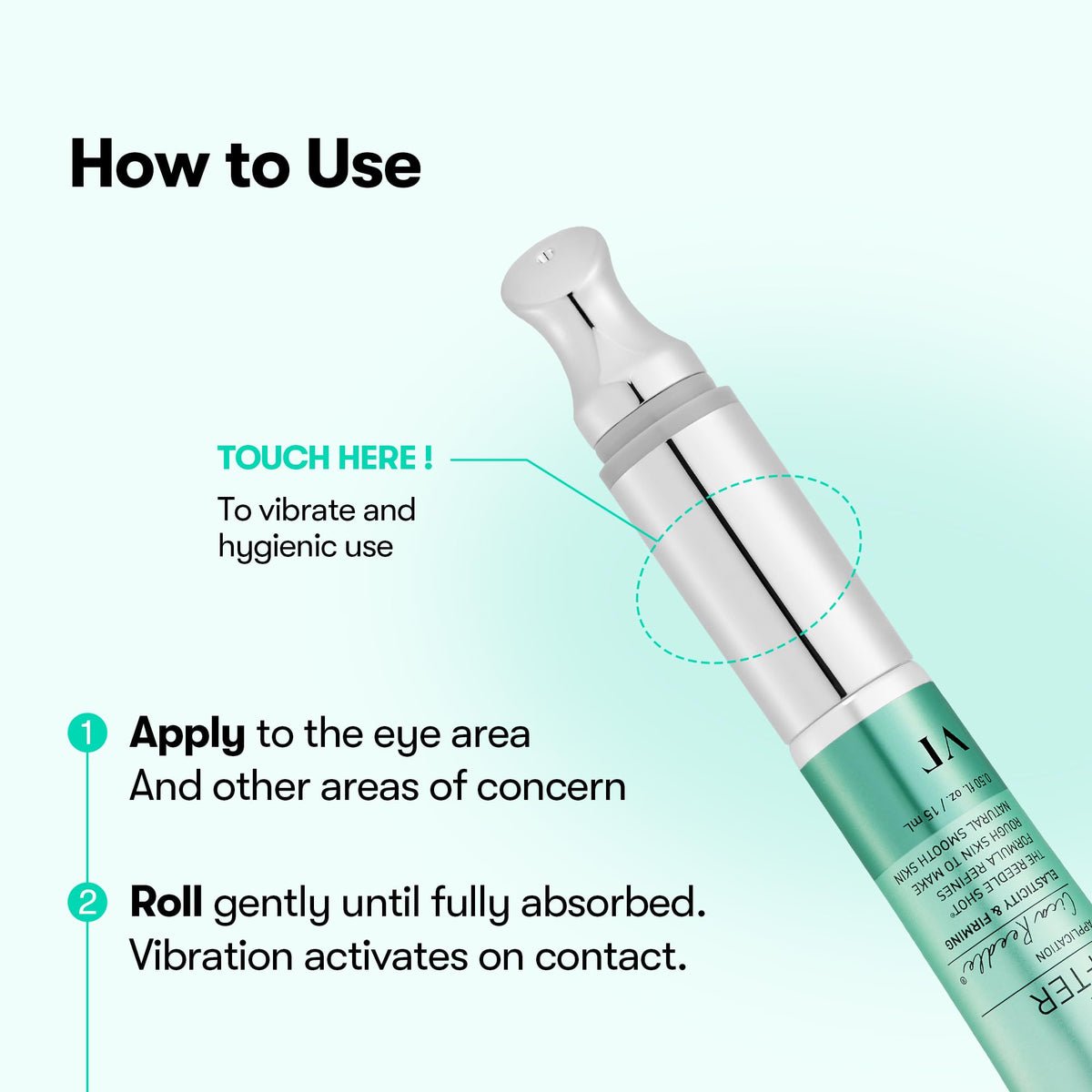 VT COSMETICS tube in hand for scale highlighting travel‑friendly size and convenient design
