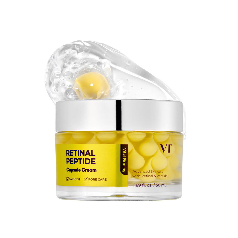 VT COSMETICS front packaging showing capsule cream and benefits