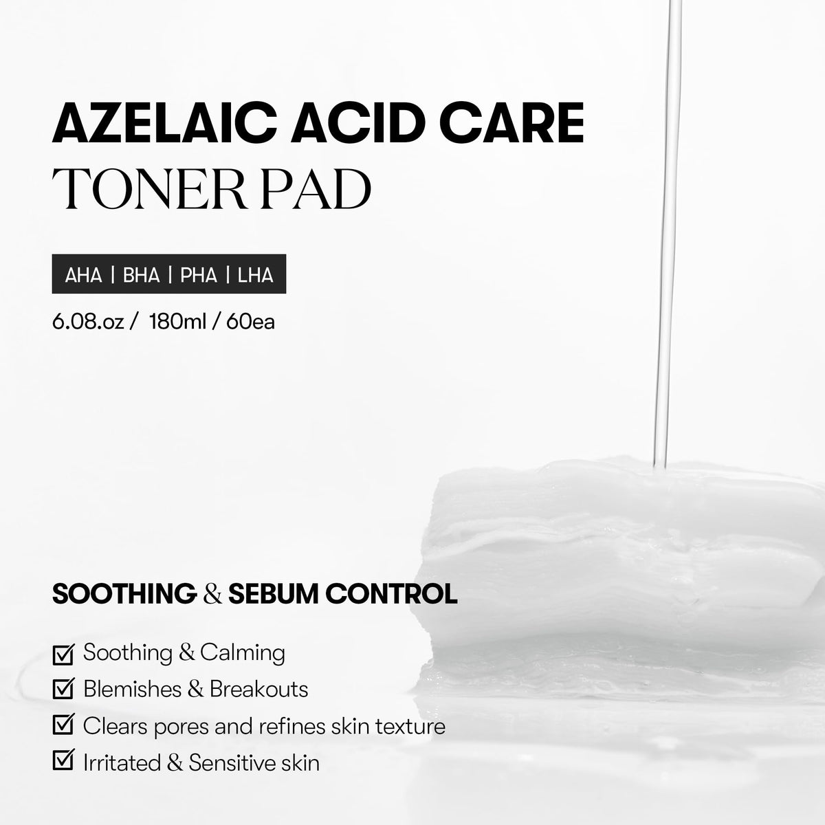 VT COSMETICS close-up of dual-textured pad highlighting exfoliation control