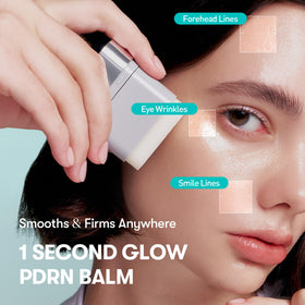 VT COSMETICS applying stick to under-eye to smooth fine lines and add radiance