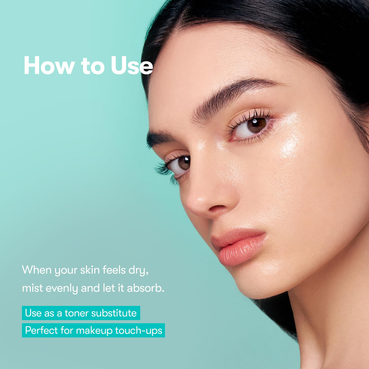 VT COSMETICS before and after glow showing plumping visible results