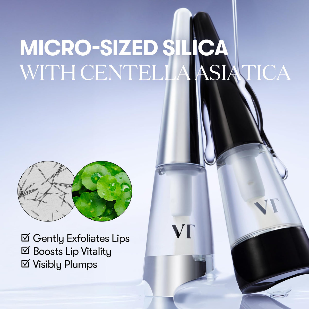 VT COSMETICS close-up soft doe applicator delivering precise, comfortable application