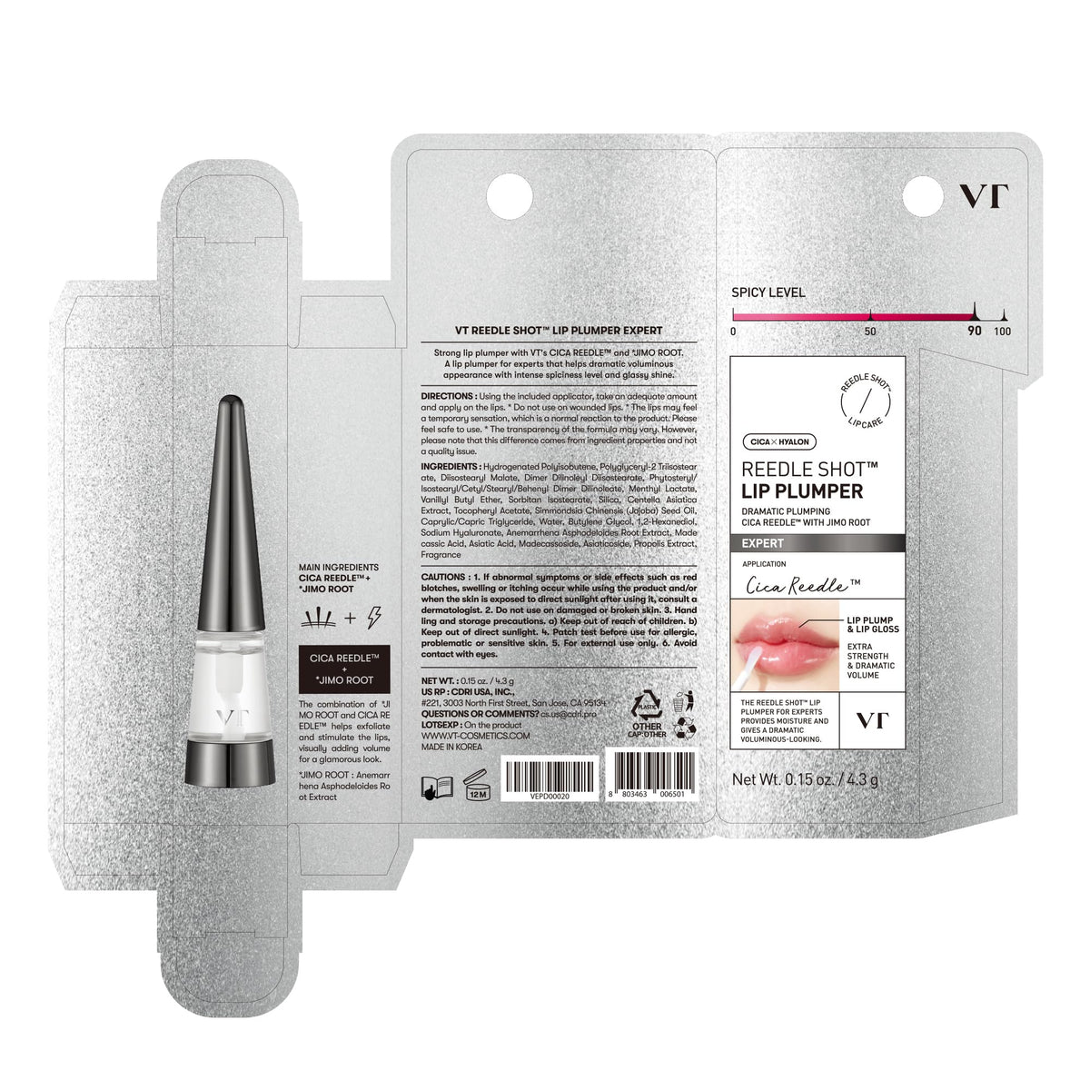 VT COSMETICS gloss inside small travel pouch emphasizing portability and convenience