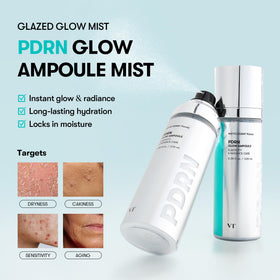 VT COSMETICS texture close-up of fine mist droplets for instant hydration