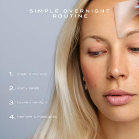Vue patches laid flat showing five-count pack for convenient use