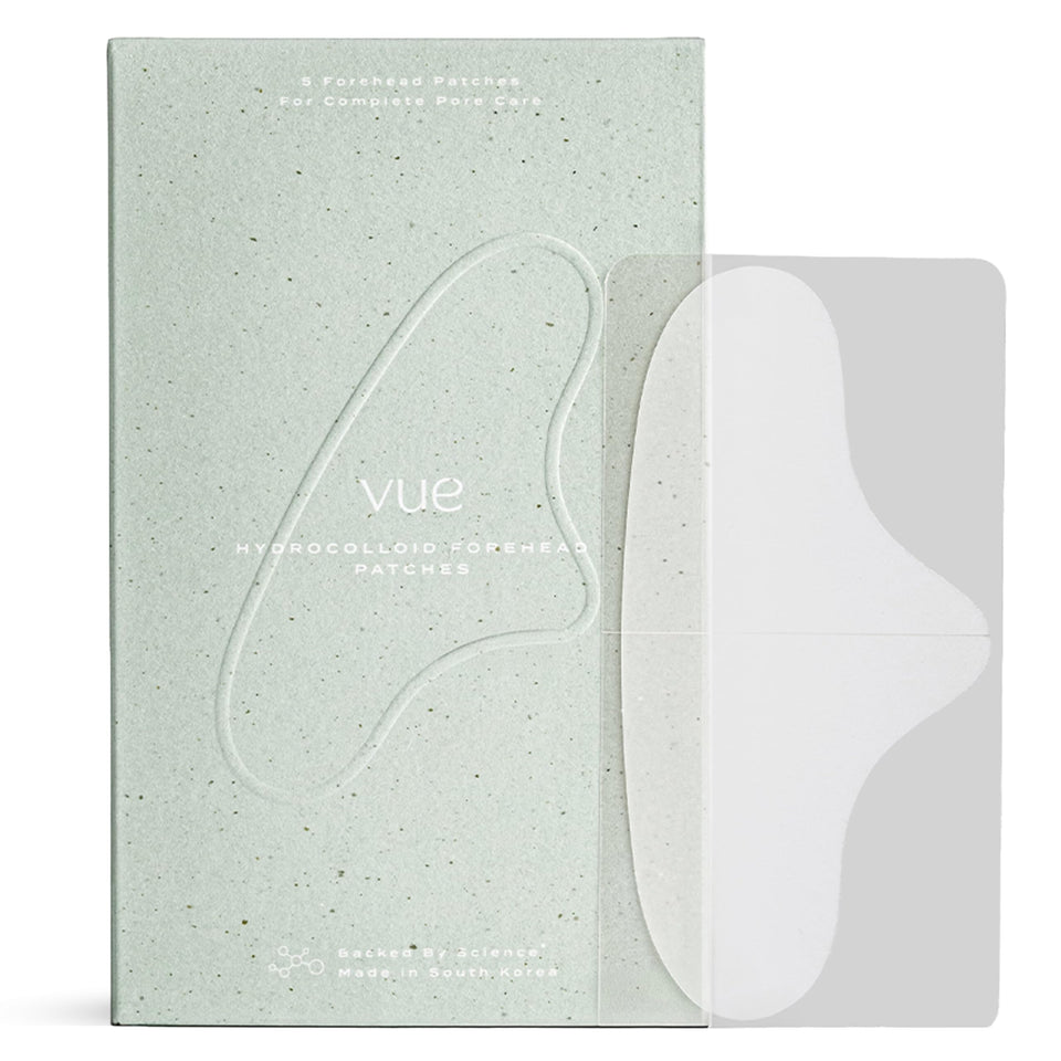 Vue front packaging showing product name and benefits for clear skin