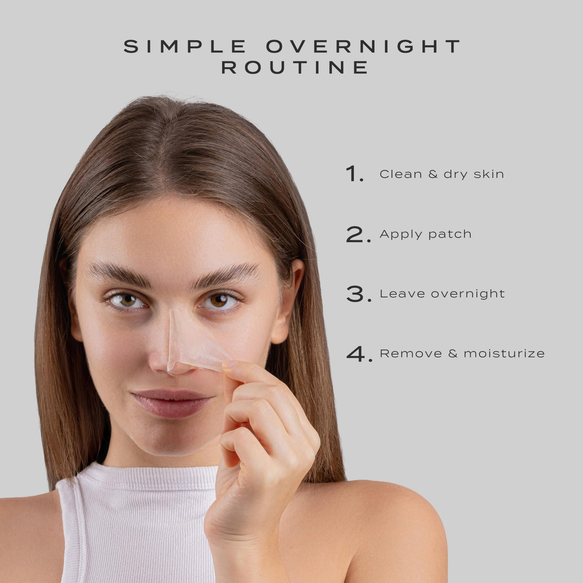 Vue material close-up showing hydrocolloid layer and gentle absorption benefit