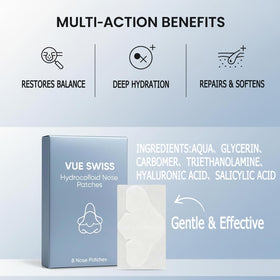 Vue Swiss label and ingredient list displaying simple formulation