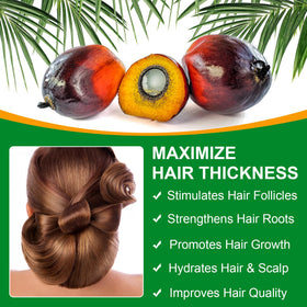 VXHDAG product label close-up highlighting 100% pure Batana oil ingredients