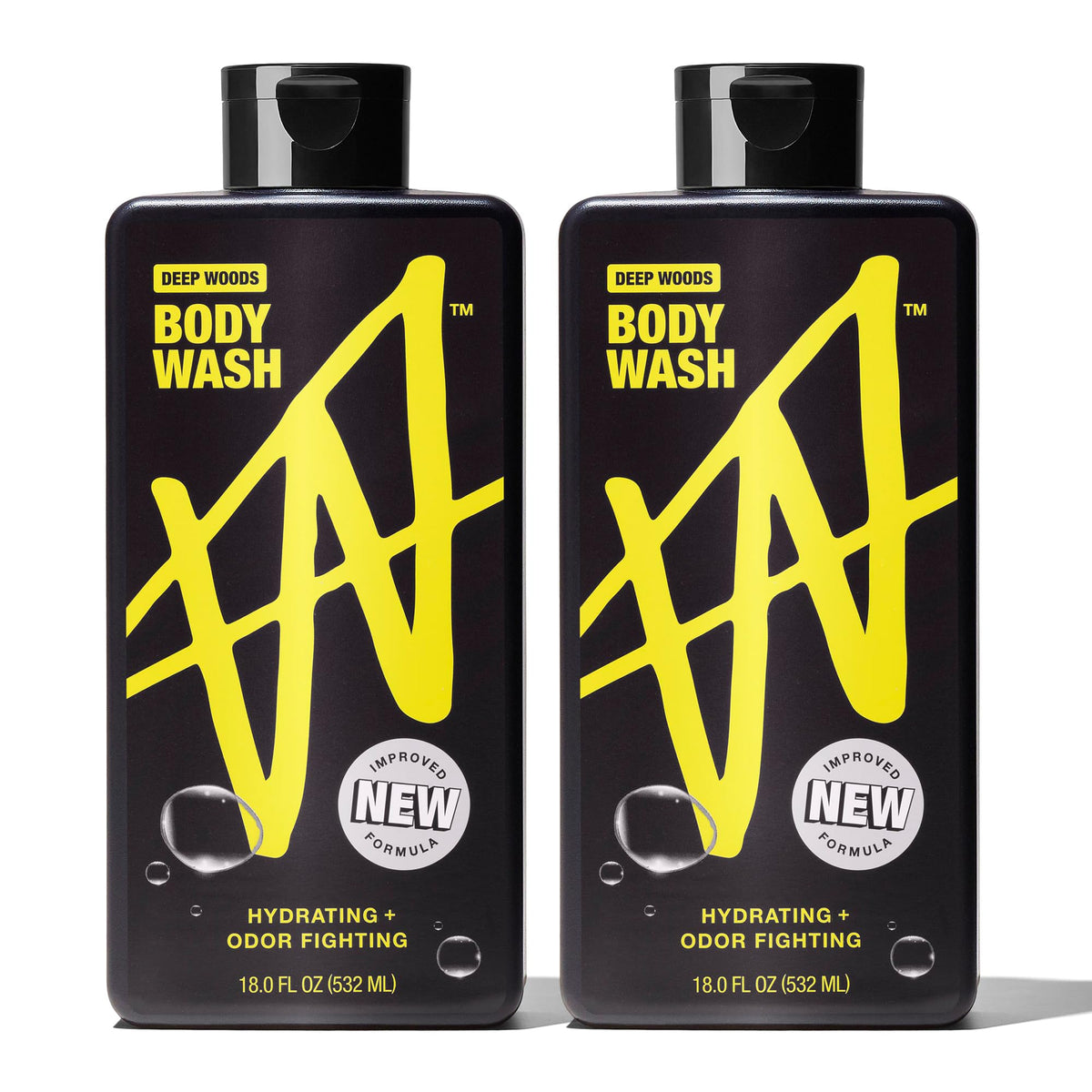 W by Jake Paul front packaging showing bottle and Deep Woods scent benefit