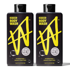 W by Jake Paul front packaging showing bottle and Deep Woods scent benefit