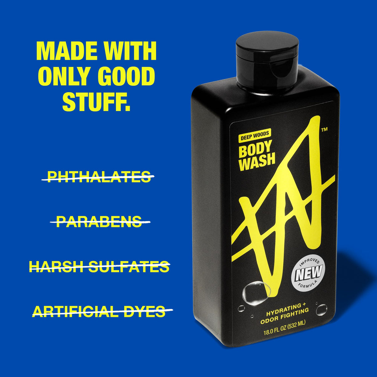 W by Jake Paul rich lather texture showing deep cleaning and hydration benefit