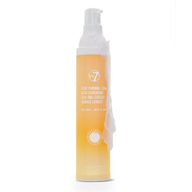 W7 day routine application on model showing fast layering and makeup-ready finish