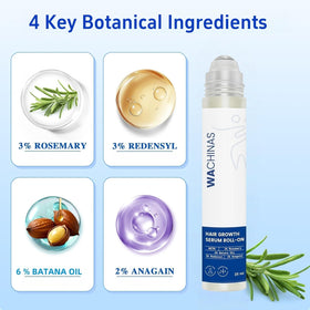 Wachinas packaging label detail highlighting ingredients list and clean-formula benefit