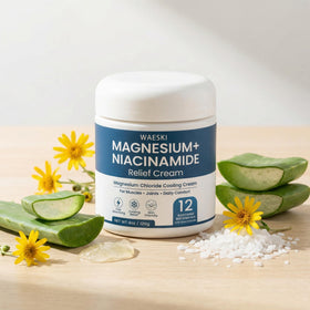 WAESKI open jar revealing cream consistency and ready-to-use texture