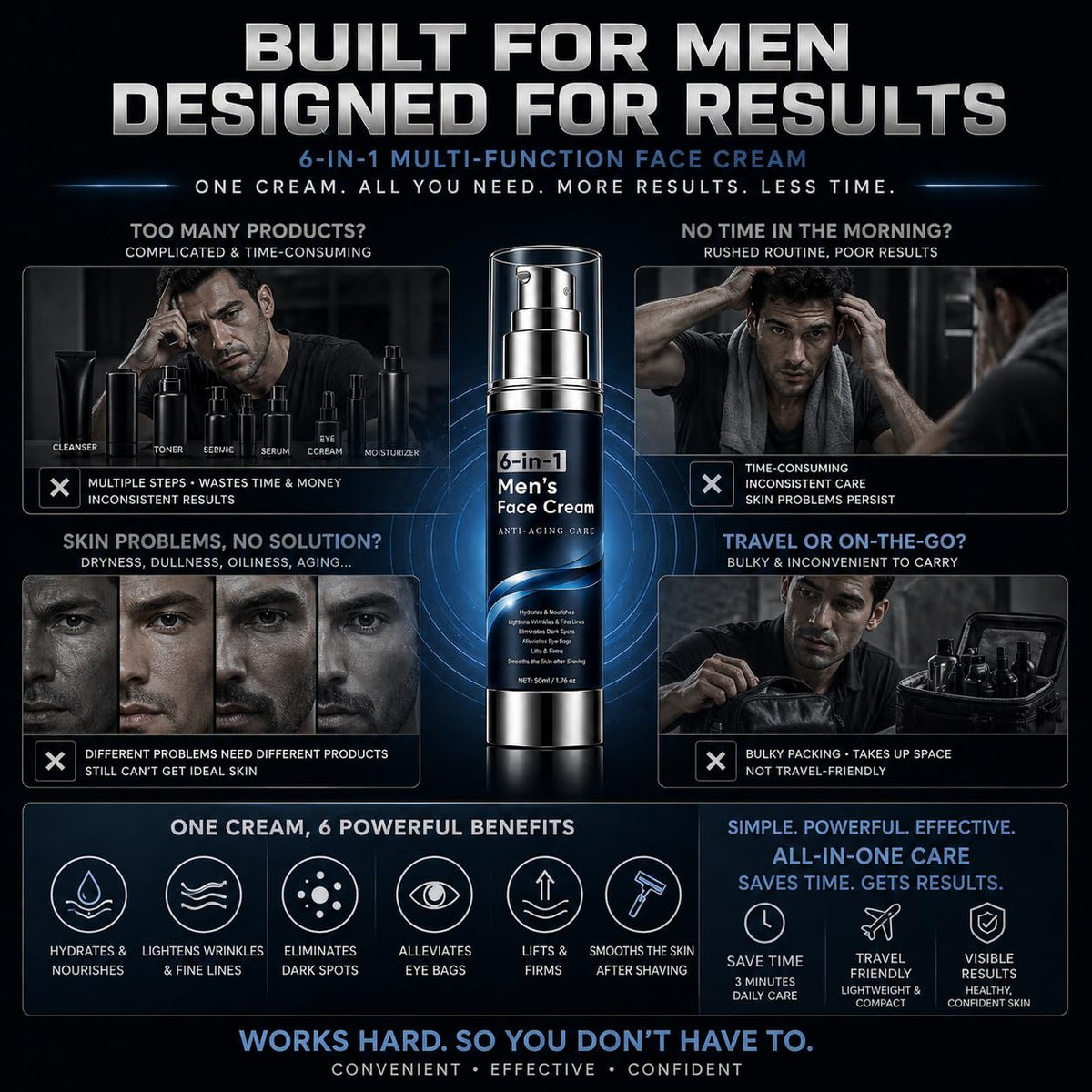 WAESKI open tube cream texture demonstrating hydration and fast absorption