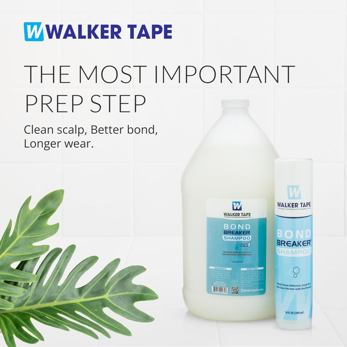 Walker Tape used by stylist in salon preparing client scalp for wig or toupee application