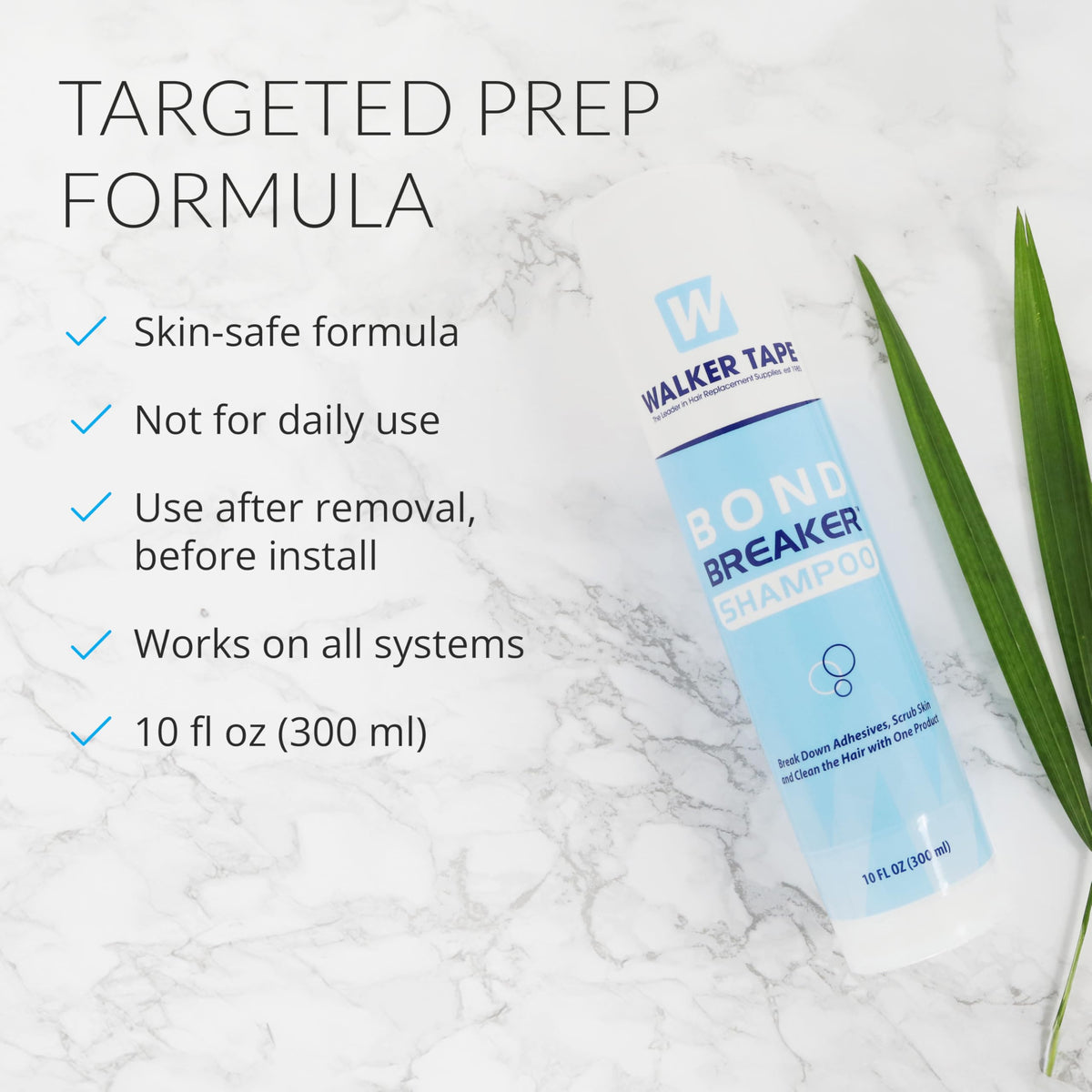 Walker Tape shampoo texture and lather visible, showing residue-lifting action for cleaner skin