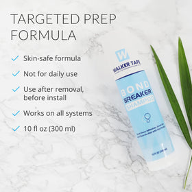 Walker Tape shampoo texture and lather visible, showing residue-lifting action for cleaner skin