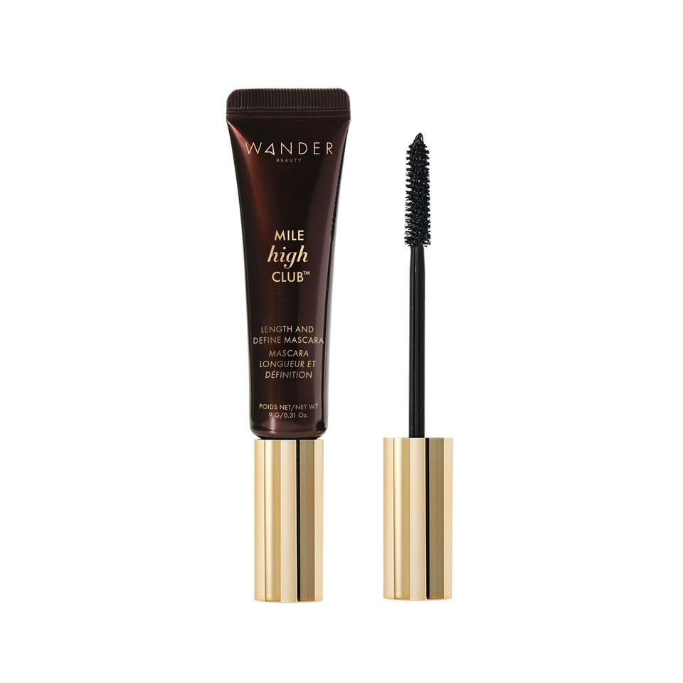 Wander Beauty front tube image showing product and benefit of defined lashes