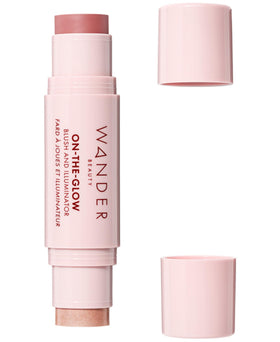 Wander Beauty front packaging showing stick and shade for easy identification and portability