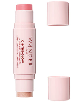 Wander Beauty front packaging showing dual-ended 7-in-1 stick and shade name