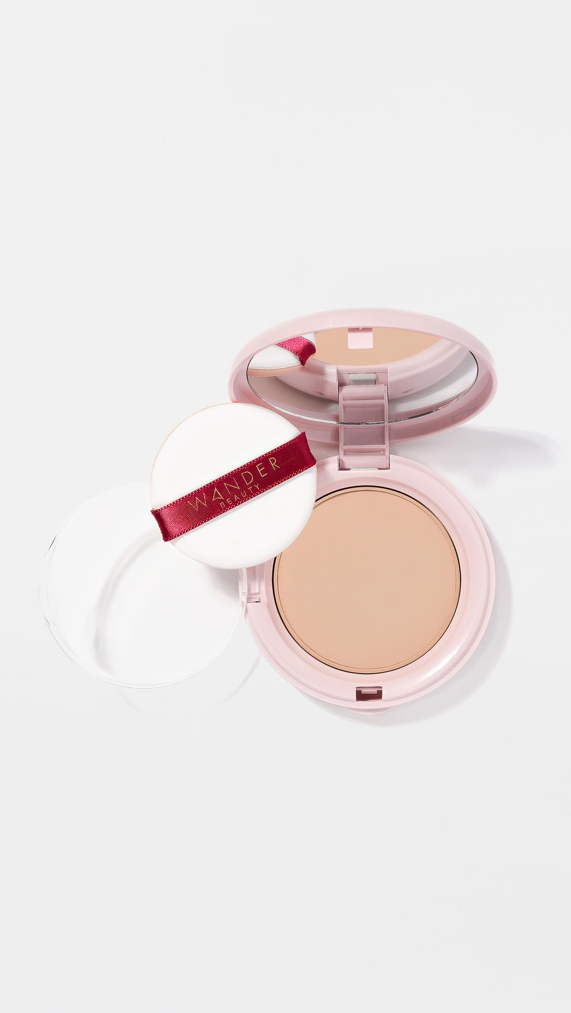 Wander Beauty powder texture close-up highlighting fine-milled finish