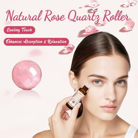 Warmify rose quartz close-up stone cooling texture for soothing application