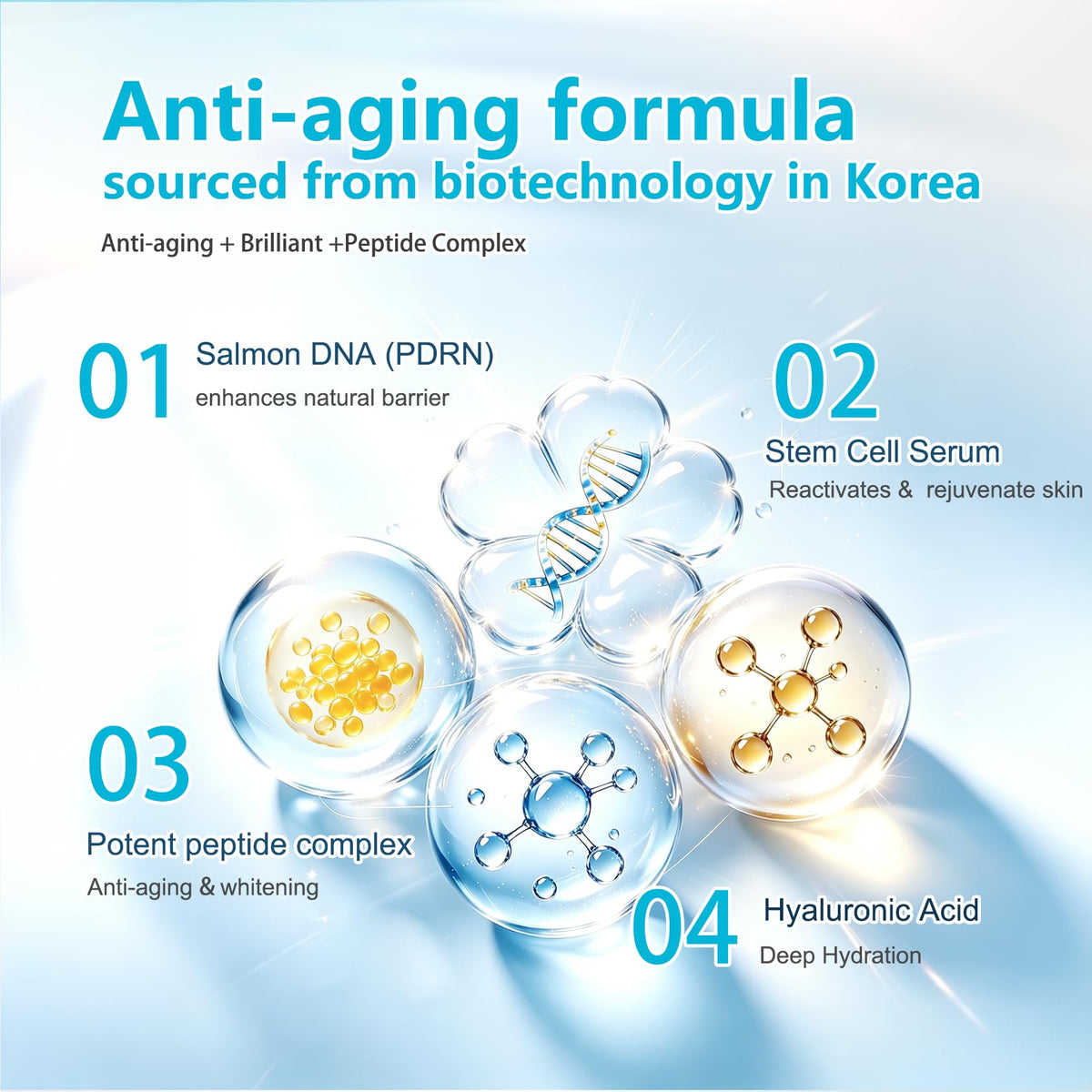Wasali serum texture drop showing lightweight hydrating hyaluronic benefit