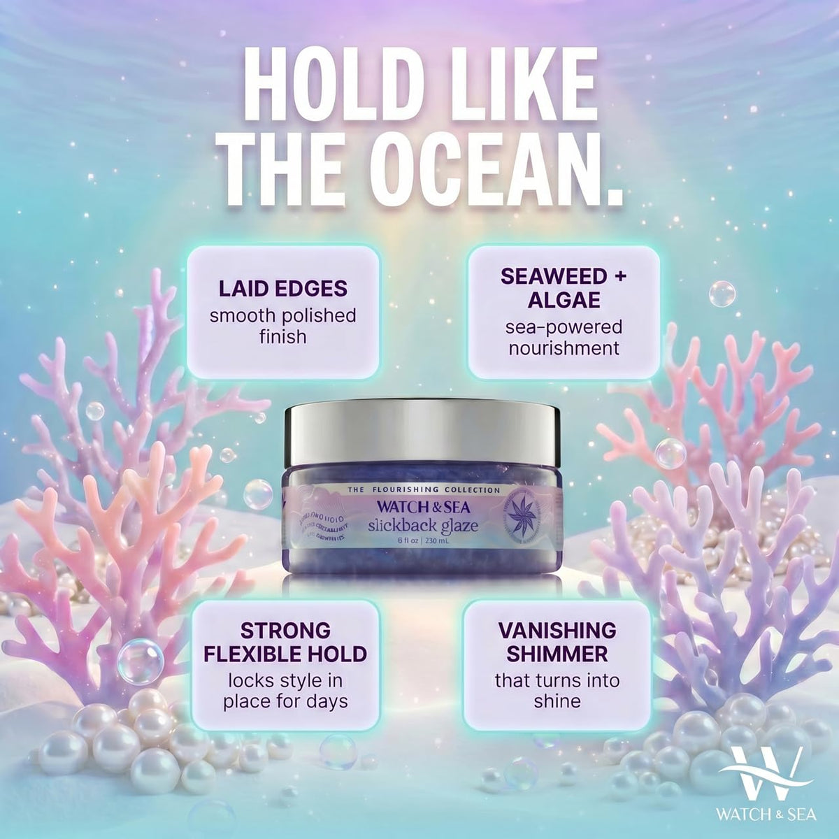 Watch & Sea Beauty seaweed and kelp ingredient display for nourishment