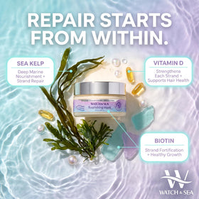 WATCH & SEA open jar close-up showing creamy texture for deep absorption benefit