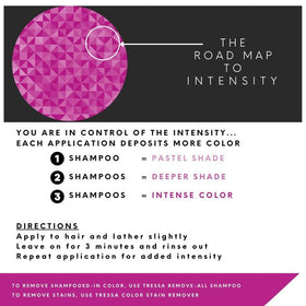 Watercolors pink cap and ingredient panel clear shot to show formula safety details