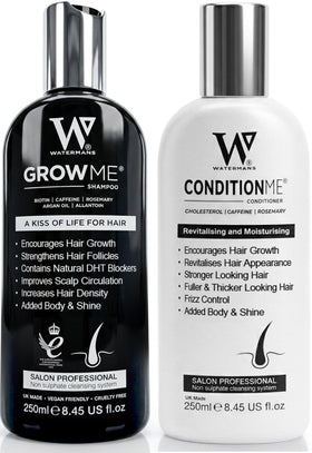 Watermans front bottle showing product benefits and UK-made badge