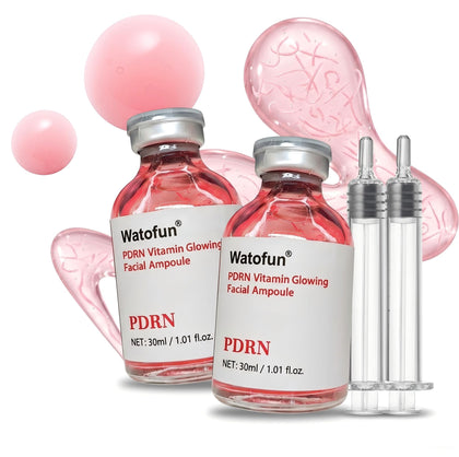 Watofun front packaging ampoule showing bottle and label, benefit firming