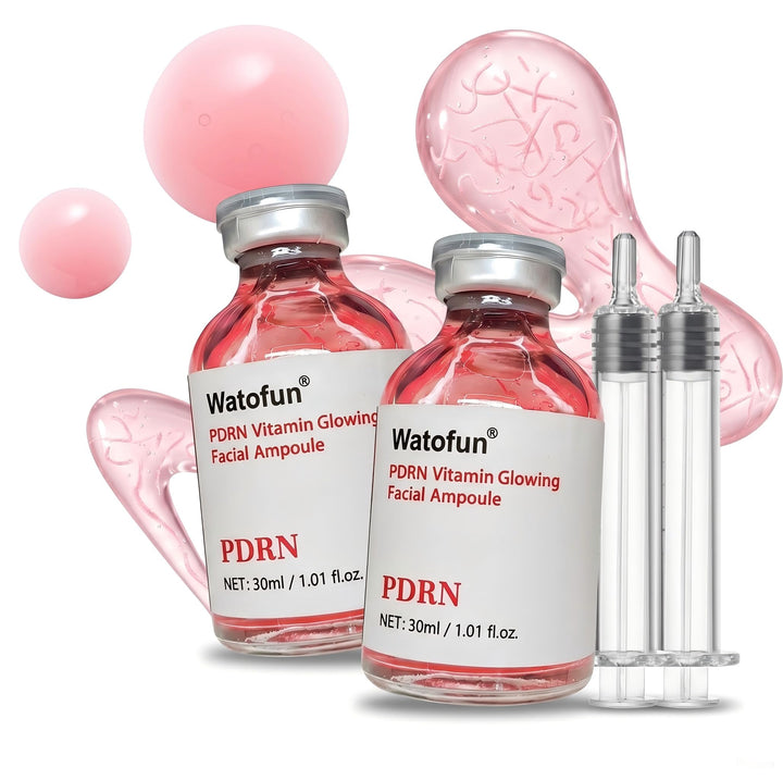 Watofun front packaging ampoule showing bottle and label, benefit firming