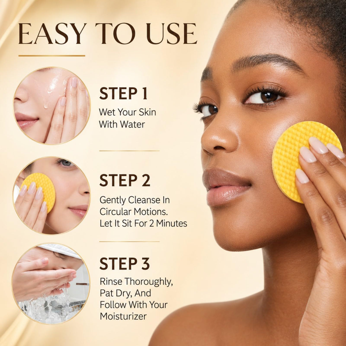 Watofun ingredients label closeup showing kojic acid and turmeric clarity benefit