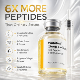 Watofun ingredient label with peptides and collagen called out for firmness