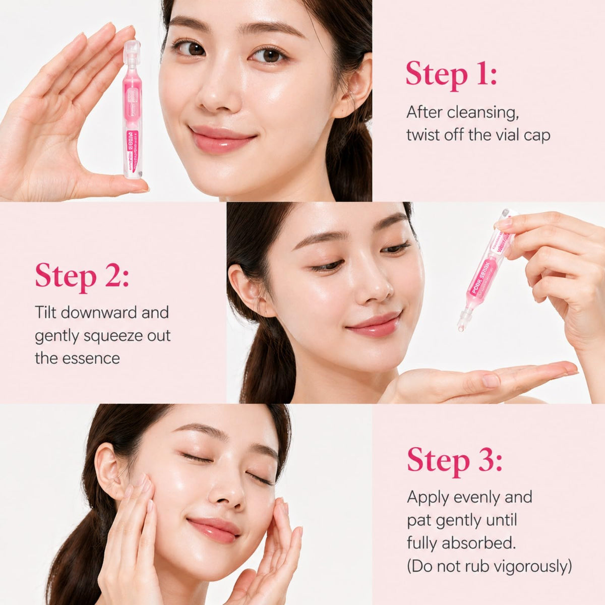 Watofun serum layered under makeup demonstrating smooth application and primer-friendly finish