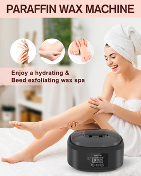 Wattne hand dip demonstration using mitts for safer, cleaner treatment
