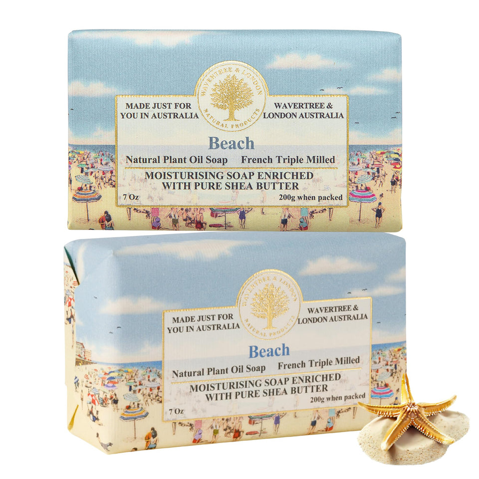 Wavertree & London front packaging showing two scented bars and benefits