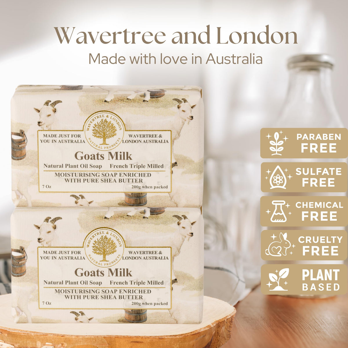 Wavertree & London embossed Italian paper wrap detail highlighting luxury wrapping and protection