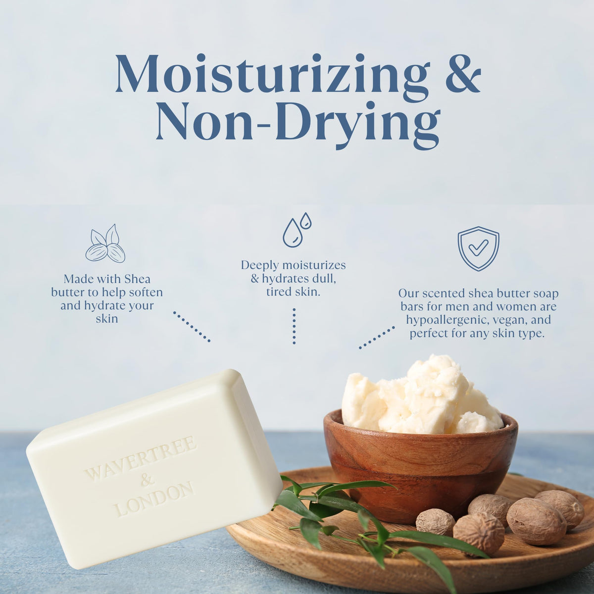 Wavertree & London label details showing ingredients and natural benefits