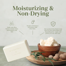 Wavertree & London rich creamy lather in hand demonstrating moisturized-feeling foam
